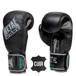 Gants en cuir Héraclès - Metal Boxe