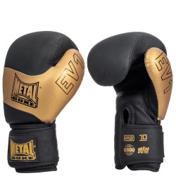 Gants entraînement et compétition EV1 Noir Gold - Metal Boxe