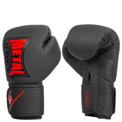 Gants d'entraînement Starter Noir et Rouge - Metal Boxe
